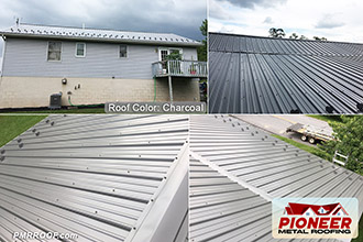 Charcoal Metal Roof
